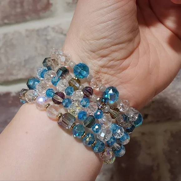 Bejeweled Friendship Bracelets Set Of 5 - Picture 9 of 9